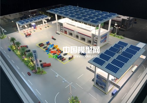 充氣站模型，充電站模型，能源站模型