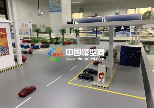 充氣站模型，充電站模型，能源站模型