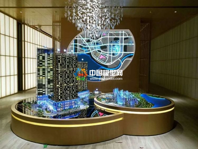 高檔樓盤模型底座，售樓部沙盤展臺（收藏）