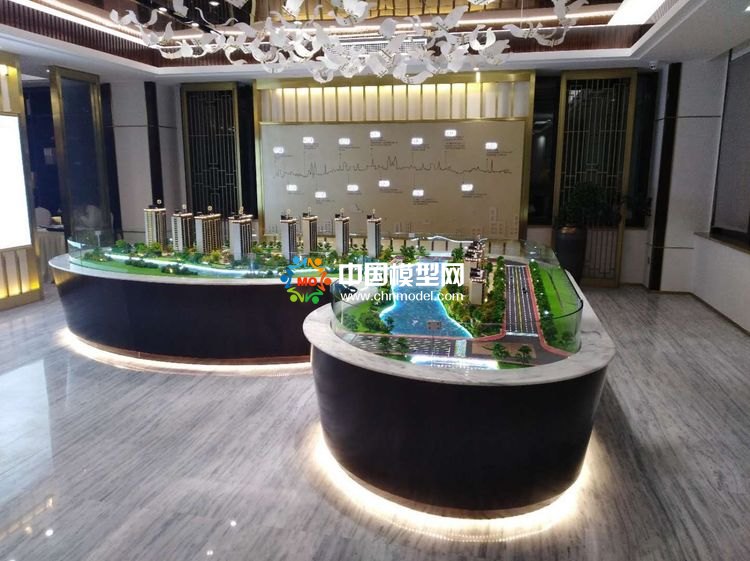 高檔樓盤模型底座，售樓部沙盤展臺（收藏）