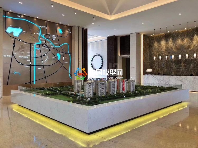 高檔樓盤模型底座，售樓部沙盤展臺（收藏）