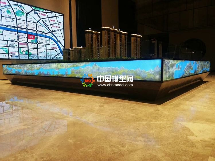 高檔樓盤模型底座，售樓部沙盤展臺（收藏）