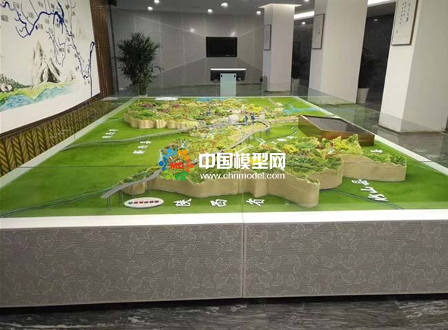 十堰鄖陽區(qū)農業(yè)規(guī)劃沙盤模型